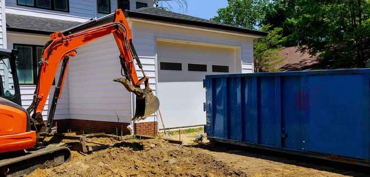 Travaux d'excavation maison Sherbrooke