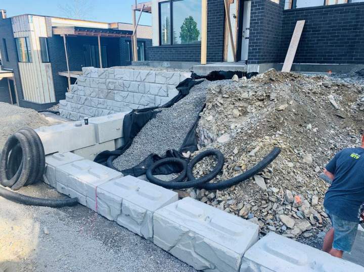 Mur de retenue de sol Sutton