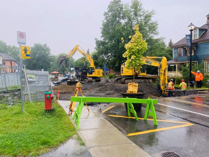 Travaux de terrassement commercial Sutton