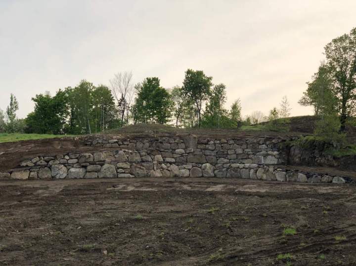 Construction de mur de rétention Sutton