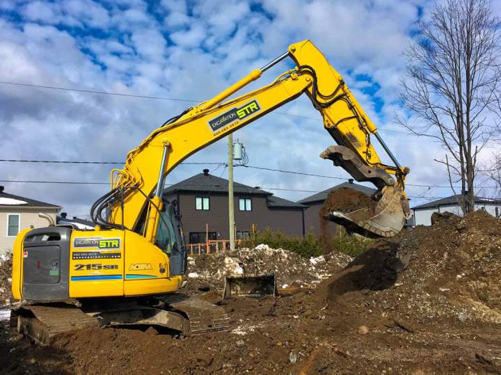 Travaux de terrassement résidentiels Sutton
