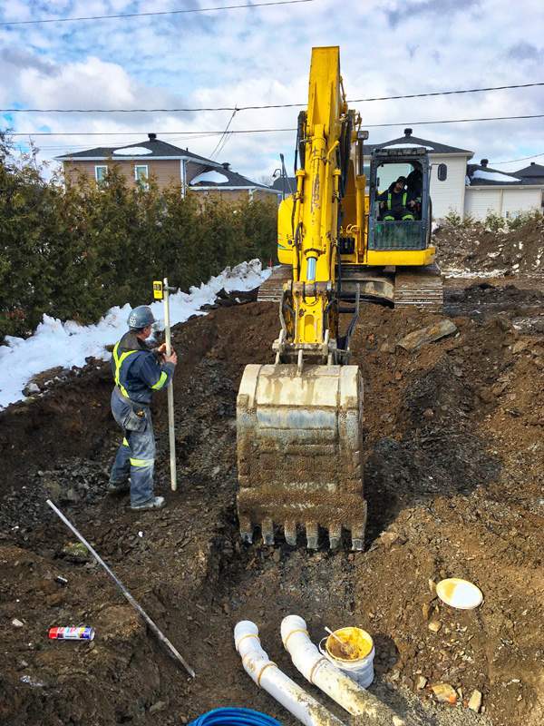 Creusement pour maison Sutton