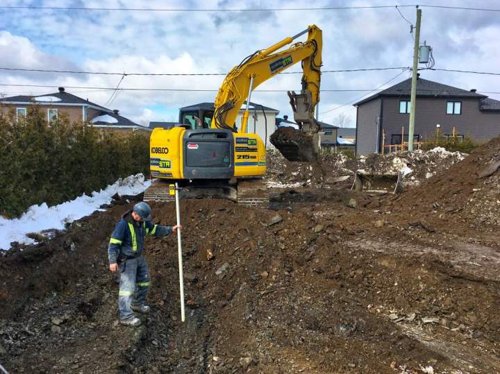 Préparation de terrain résidentiel Sutton